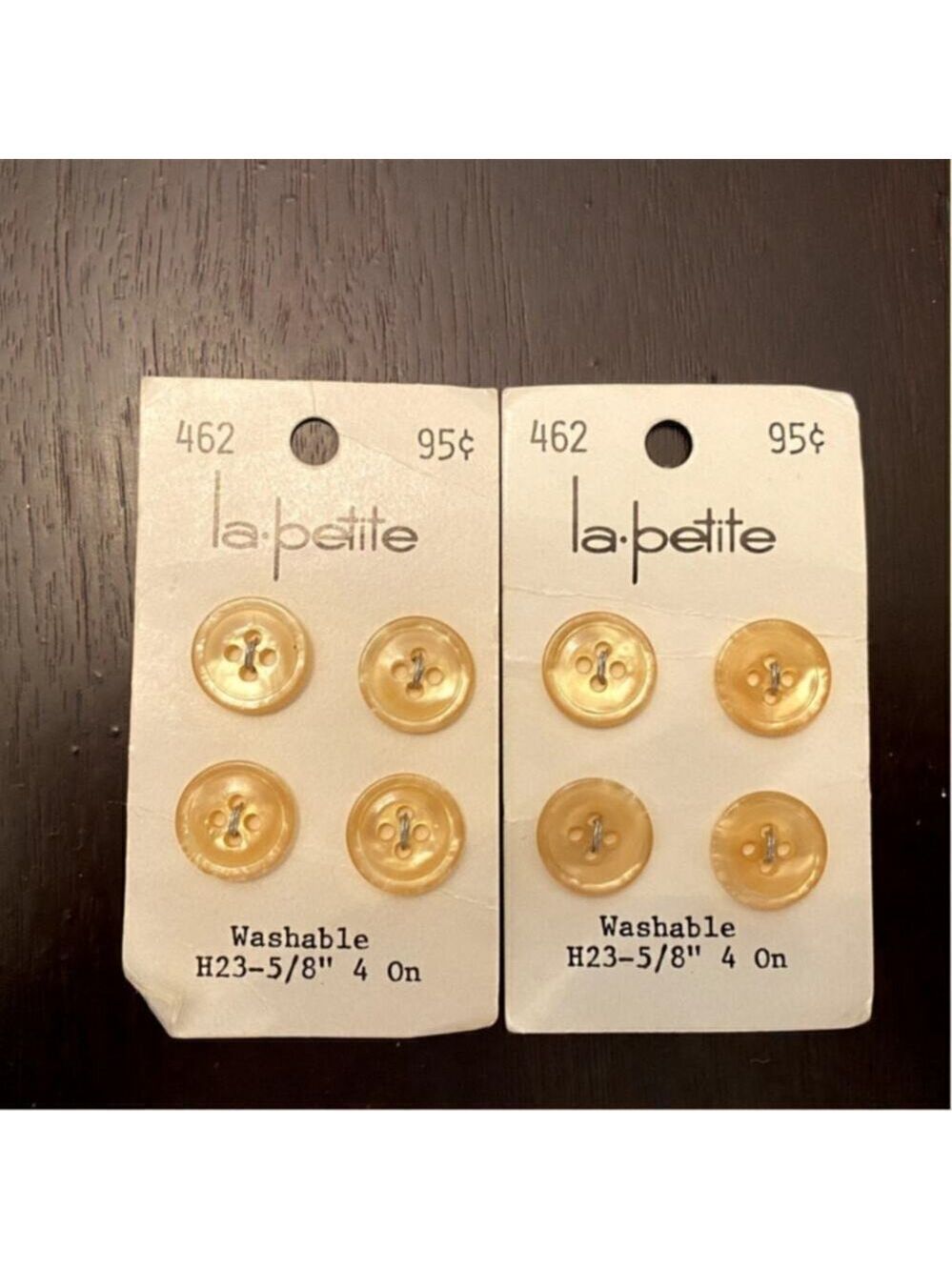 La Petite Yellow Buttons - Vintage